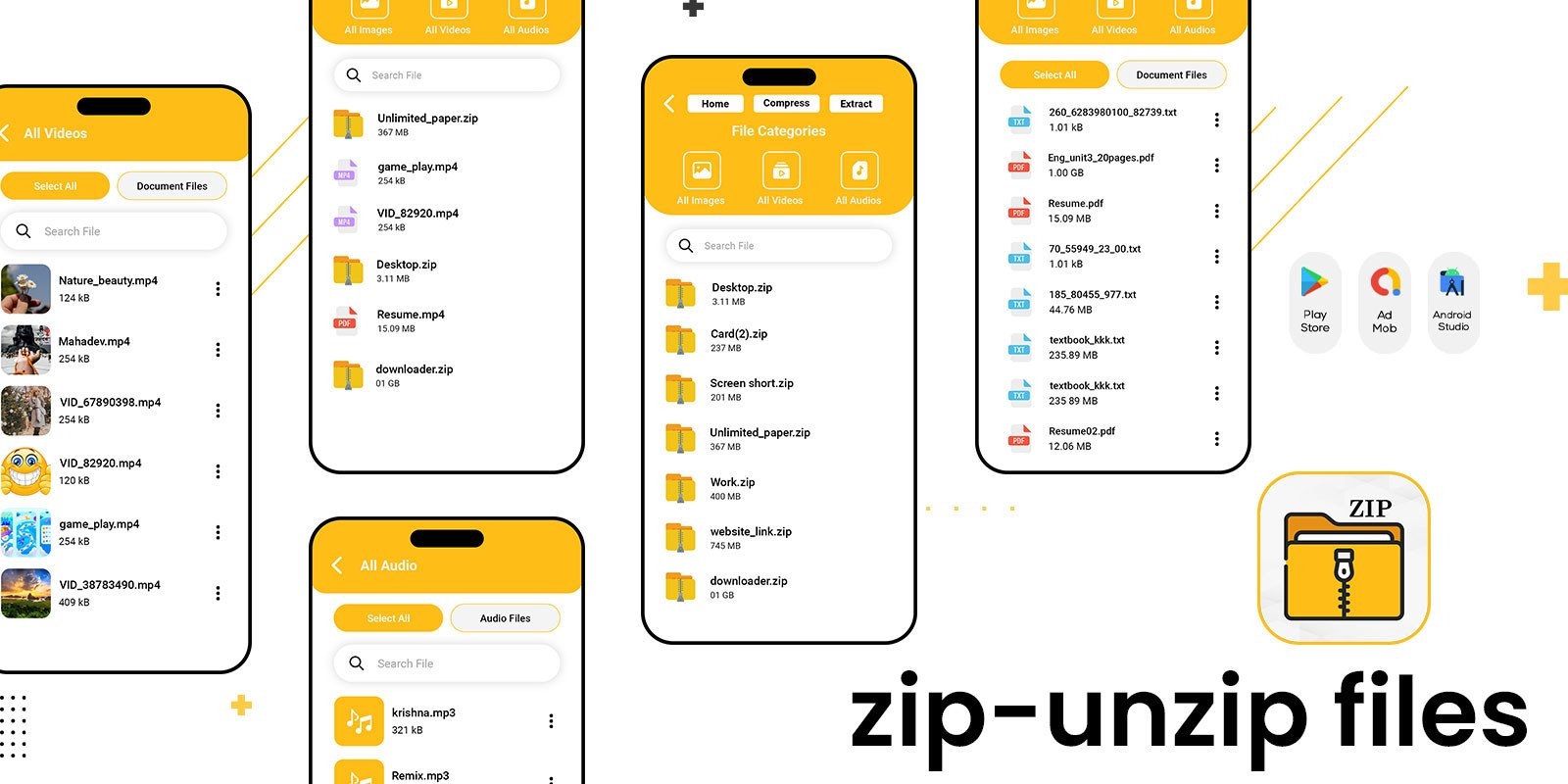 zip file reader source code android